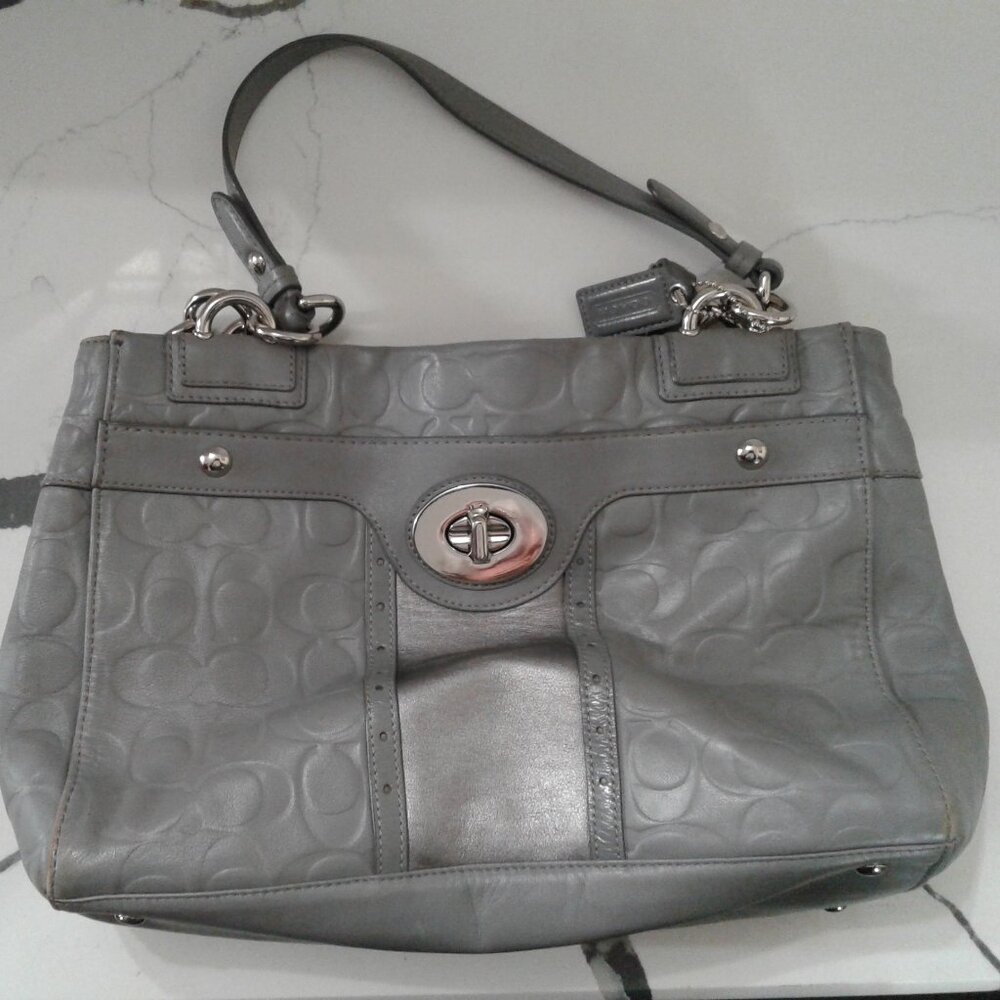 Coach Gray Purse